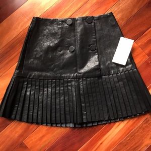 Zara leather skirt